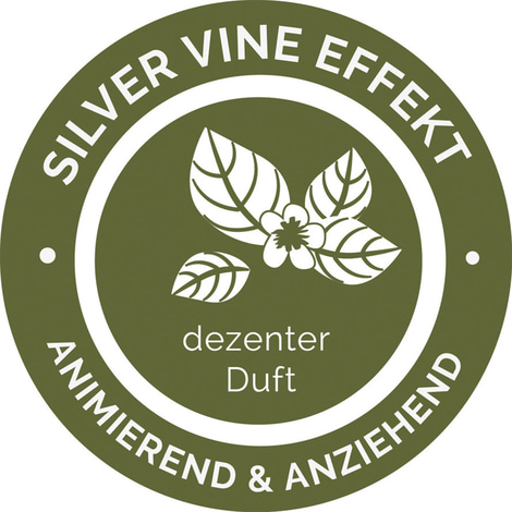 Aumüller Spielkissen True Love Plüsch mit Silver Vine und Dinkelspelz