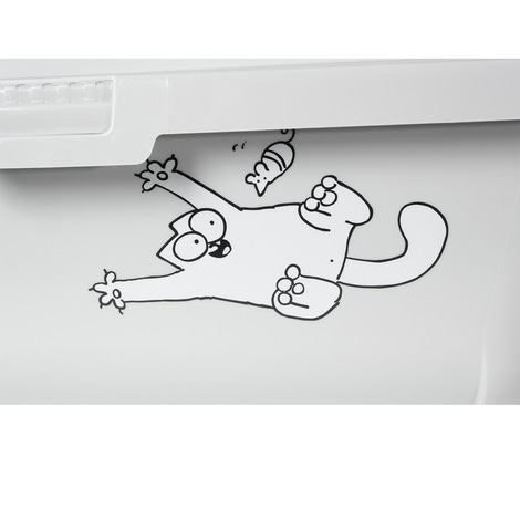 Simon's Cat Katzentoilette mit Rand