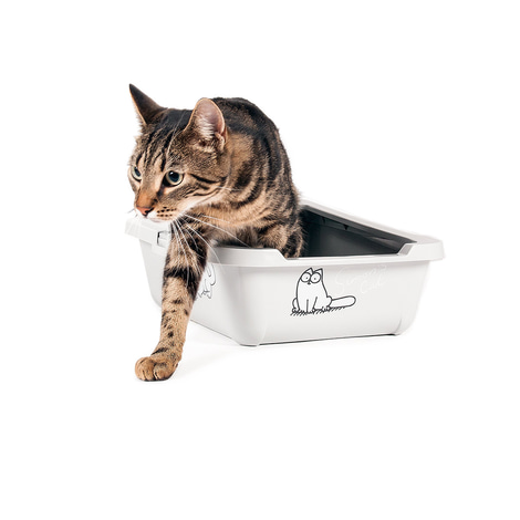Simon's Cat Katzentoilette mit Rand