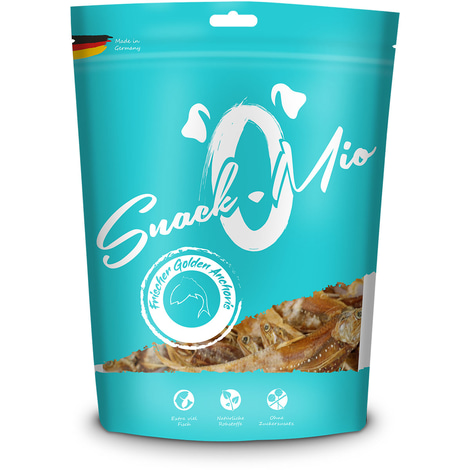 SnackOMio - kulinarischer Kabeljau 200g und Golden Anchovis 50g