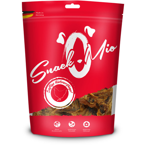 SnackOMio - Hühnerfüße 350g und Hühnerflügel 500g