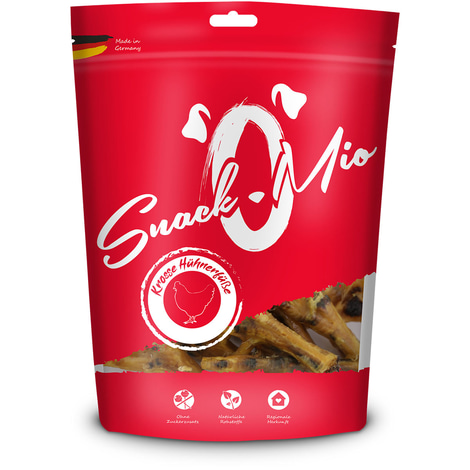 SnackOMio - Hühnerfüße 350g und Hühnerflügel 500g
