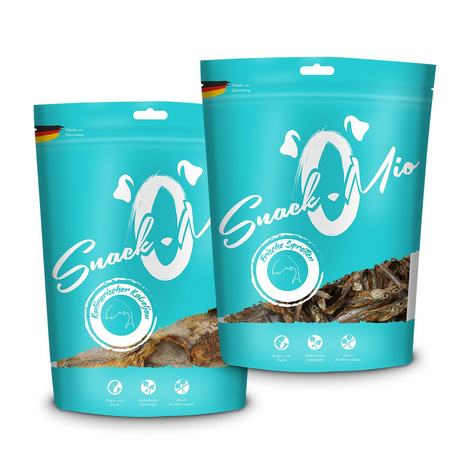 SnackOMio - kulinarischer Kabeljau 200g und frische Sprotten 300g