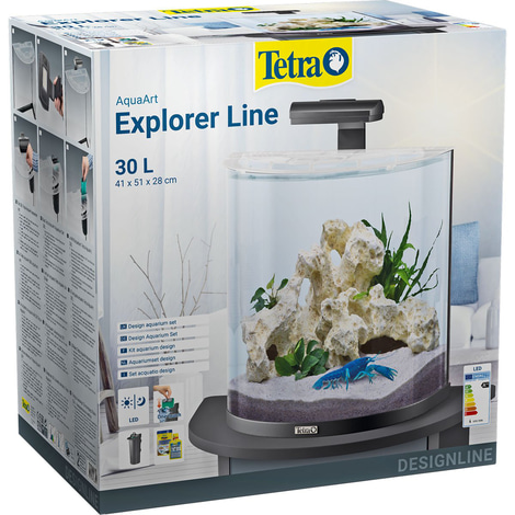 Tetra AquaArt Explorer Line Halfmoon Komplett-Set 30l