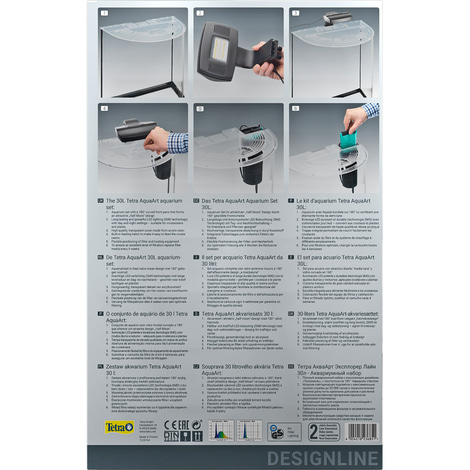Tetra AquaArt Explorer Line Halfmoon Komplett-Set 30l