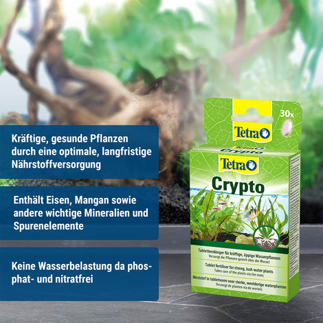Tetra Pflanzendünger Crypto 30 Tabletten