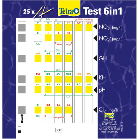 Tetra Test 6in1