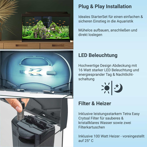 Tetra Starter Line LED Aquarium 105L