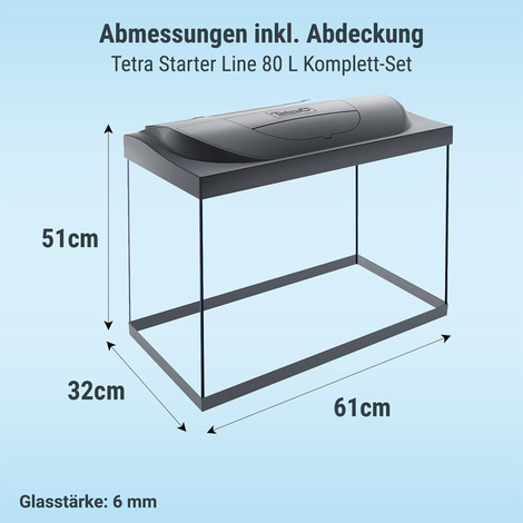 Tetra Starter Line LED Aquarium 80L
