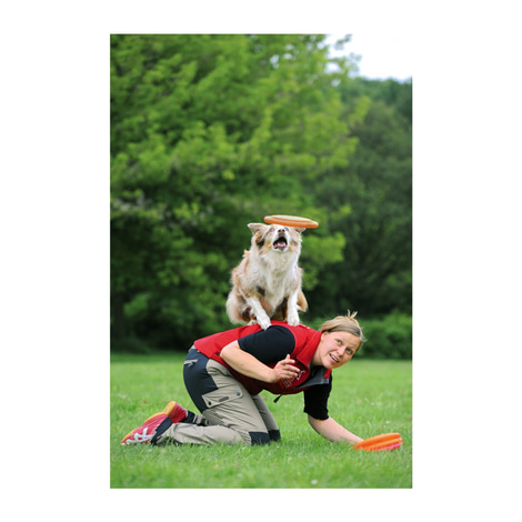 Trixie Dog Activity Dog Disc Hundefrisbee aus Kunststoff 19cm