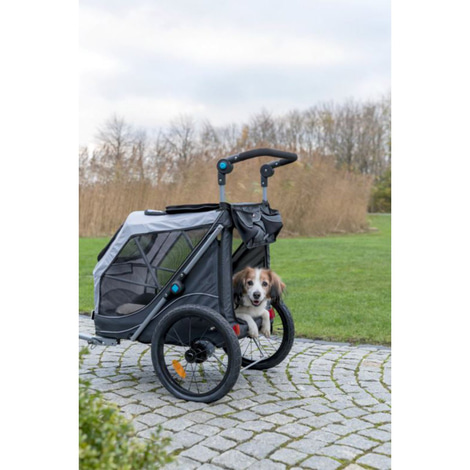 Trixie Fahrrad-Anhänger Gr. M 63 x 95 x 90/132 cm