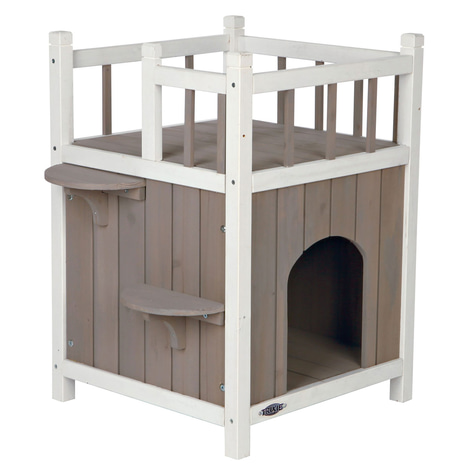 Trixie Natura Katzenhaus Cat's Home mit Balkon