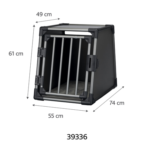 Trixie Transportbox Aluminium graphit Alubox
