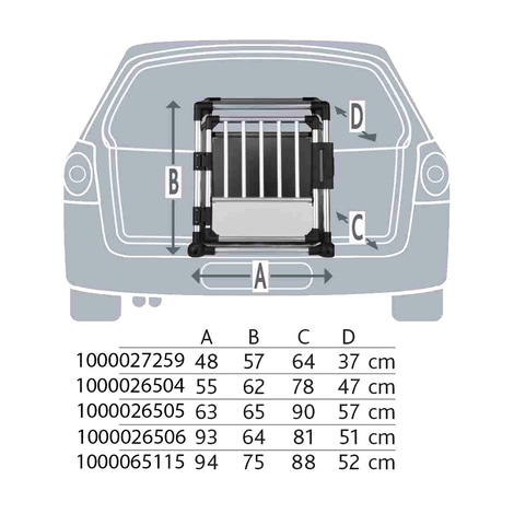 Trixie Transportbox Aluminium Alubox