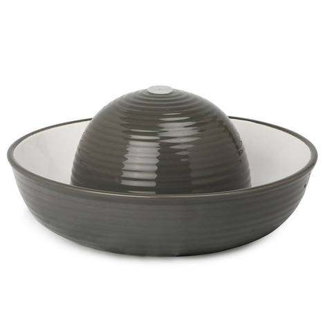 Trixie Trinkbrunnen Keramik Vital Flow 1,5 l, grau/weiß