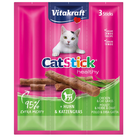 Vitakraft Cat Stick mini Huhn,Inulin&Katzengras