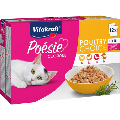 Vitakraft Poésie Poultry Choice in Gelee 12x85g