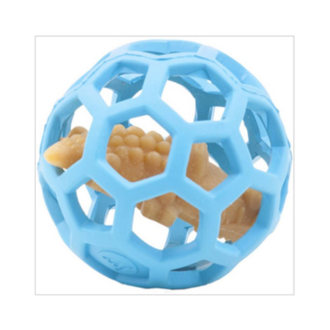 Gitterball in diversen Farben mit Whimzees Kausnack