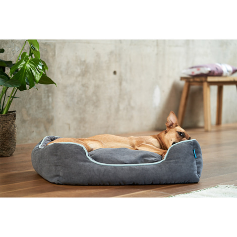 ZooRoyal Hundebett Kian Anthrazit 73 x 60 cm