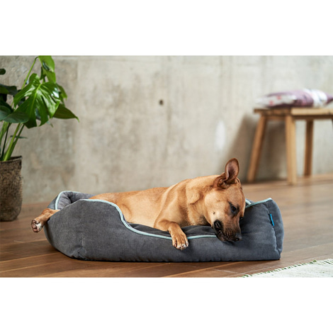 ZooRoyal Hundebett Kian Anthrazit 73 x 60 cm