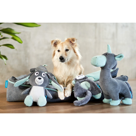 ZooRoyal Hundespielzeug Einhorn Anthrazit