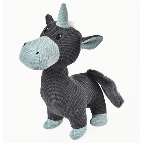 ZooRoyal Hundespielzeug Einhorn Anthrazit