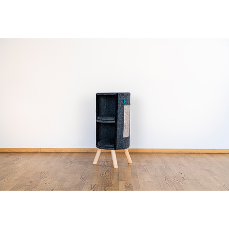 ZooRoyal Kratztonne Ava 85cm Filz anthrazit