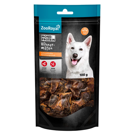 ZooRoyal Hühnerhälse und Hühnermägen Mixpaket 10x100g