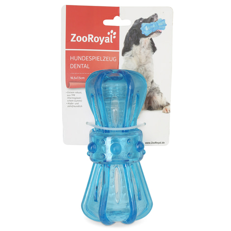 ZooRoyal Hundespielzeug Dental Kaustange blau