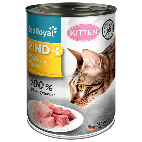 ZooRoyal Kitten Rind + Kalb & Huhn