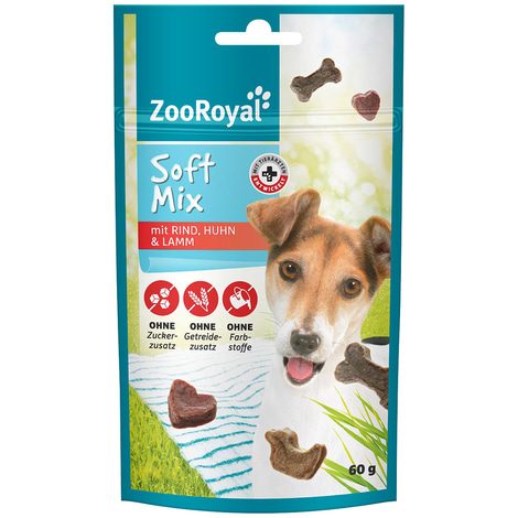 ZooRoyal Soft Mix mit Rind, Lamm & Huhn