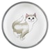 Trixie Keramiknapf Katze für kurznasige Rassen grau/weiß 0,3 l