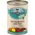 Landfleisch Hundefutter Dog Pur Rinderherz und Reis