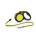flexi Seil New NEON 5m schwarz/neongelb