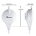 HPumps Belüfterpumpe Nano Piezo weiß 18l/h