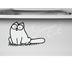 Simon's Cat Katzentoilette mit Rand
