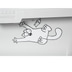 Simon's Cat Katzentoilette mit Rand