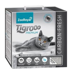 ZooRoyal Tigrooo Katzenstreu Carbon fresh