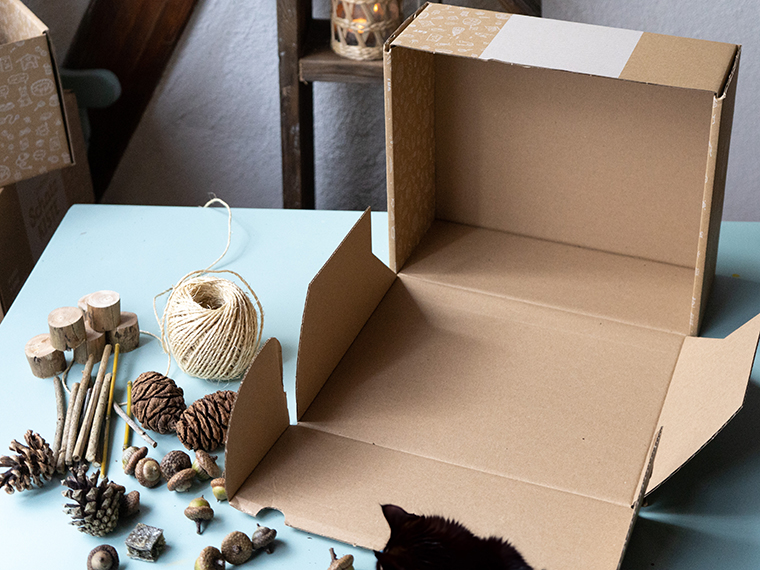 Bastelideen aus Karton für Katzen