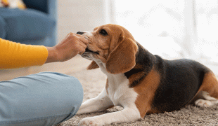 Hund drinnen beschäftigen