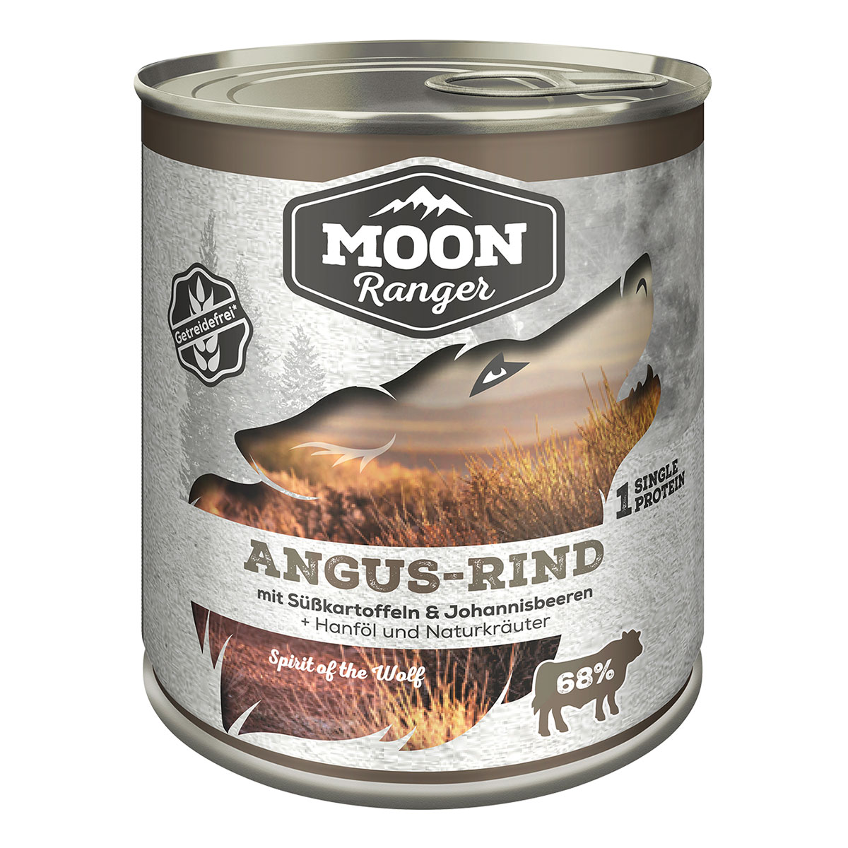MOON Ranger Angus Rind mit Süßkartoffeln & Johannisbeeren 12x800g