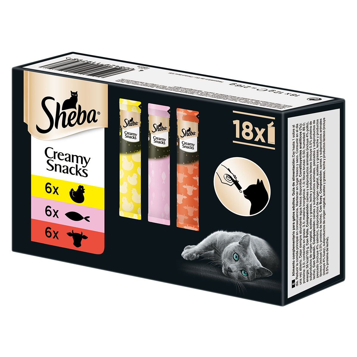 Sheba Creamy Mixpack 18x12g