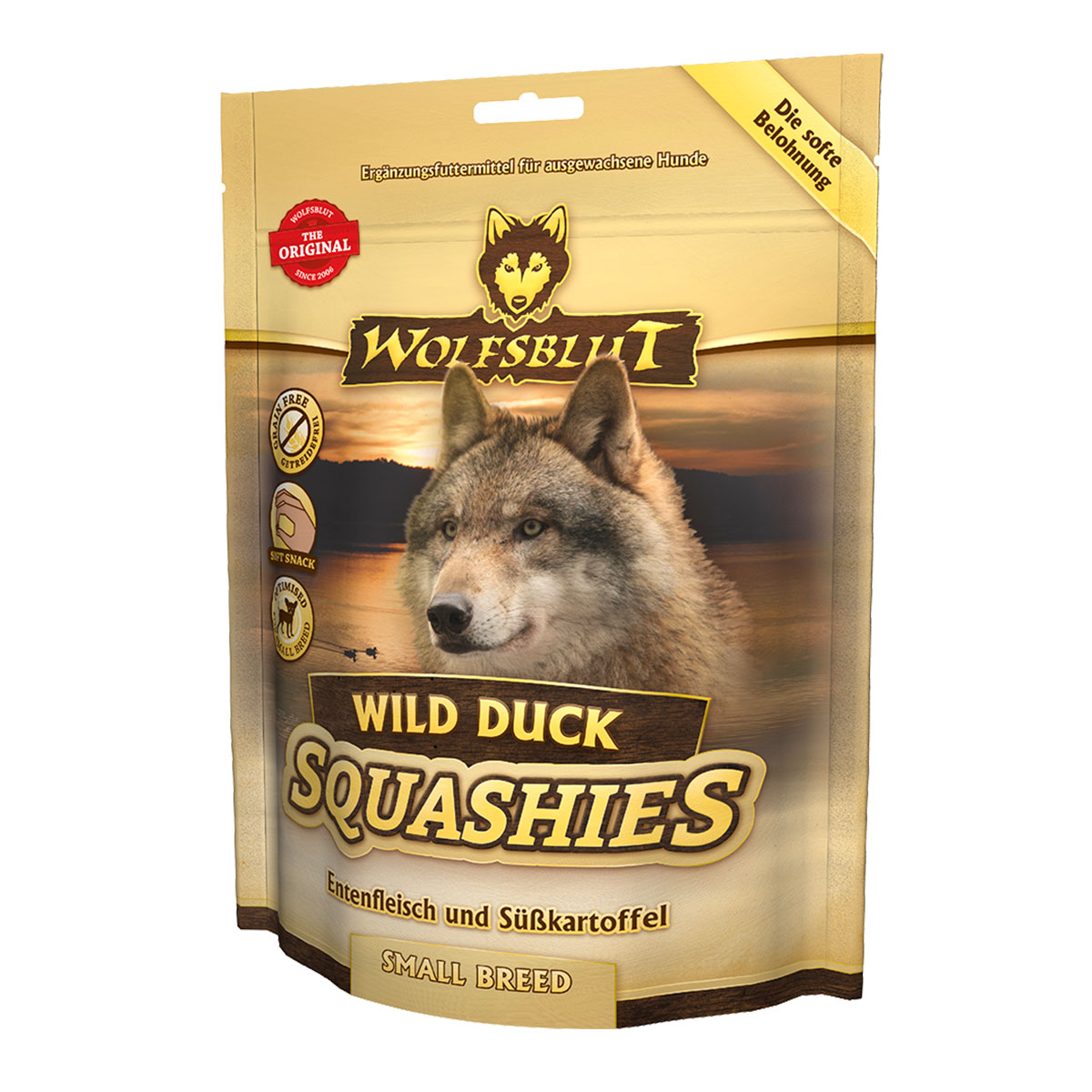 Levně Wolfsblut Squashies Wild Duck Small Breed 350 g