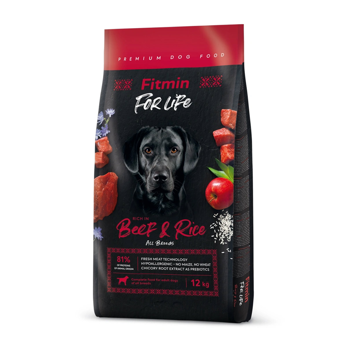 Fitmin For Life Dog Beef & Rice 12kg