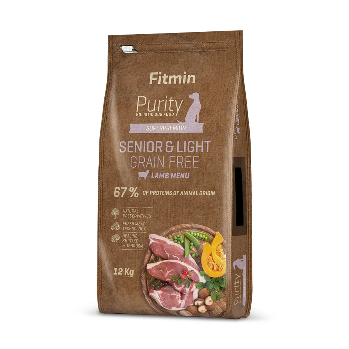Fitmin Dog Purity Grain Free Senior & Light Lamb 12kg