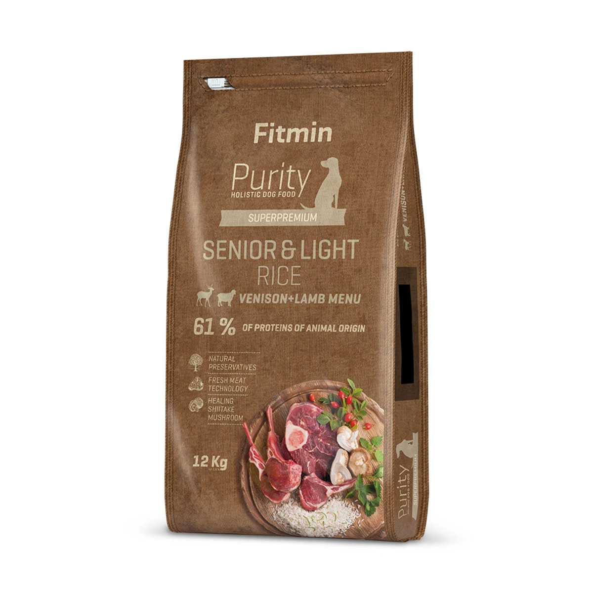 Fitmin Dog Purity Rice Senior & Light Venison & Lamb 12kg