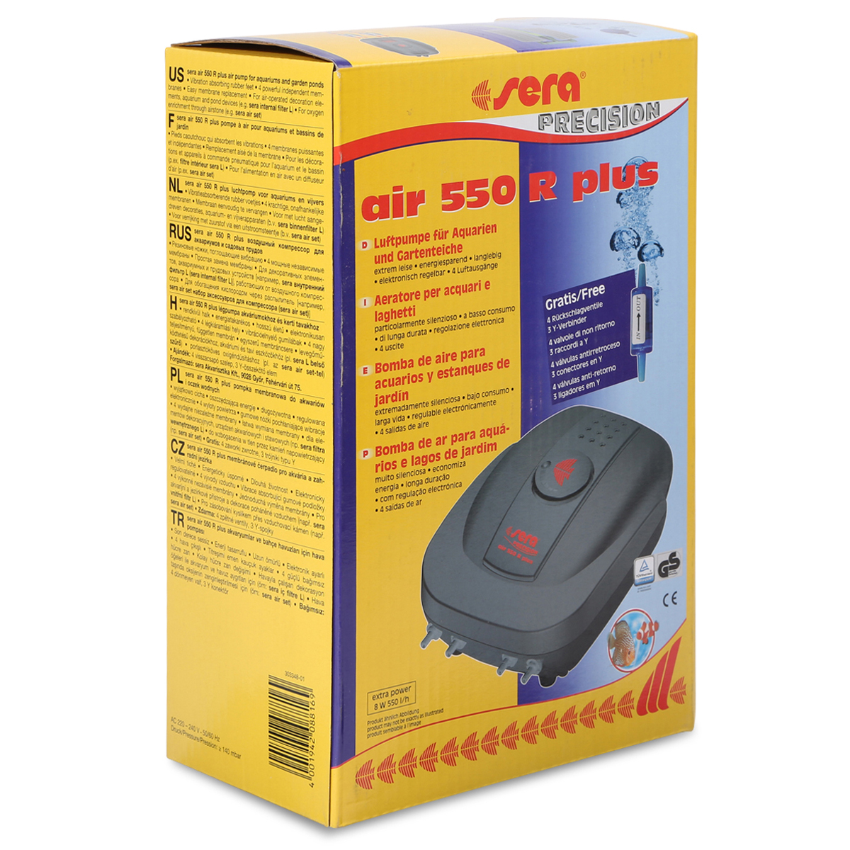 Sera Air 550 R plus vzduchové čerpadlo