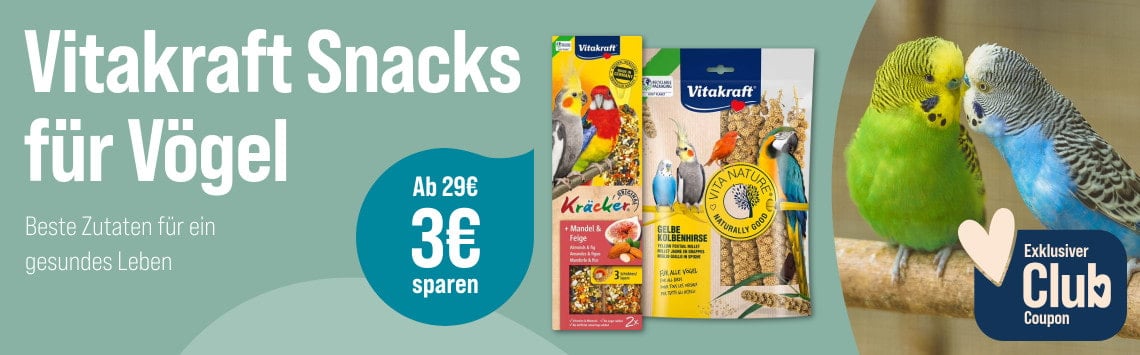 3€ auf Vitakraft
