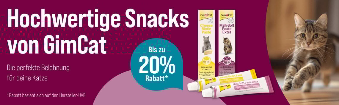 Bis zu 20% auf GimCat´s