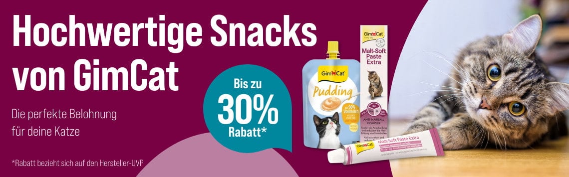 Bis zu 30% auf GimCat